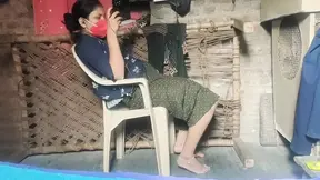 Desi Village girl caught watching porn and doing masterbating