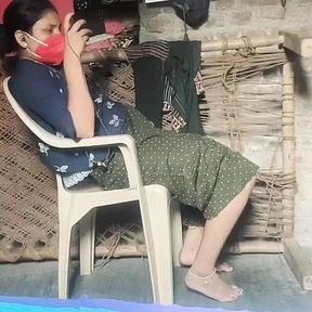 Desi Village girl caught watching porn and doing masterbating