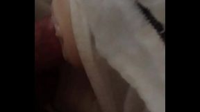 Big head jerking on flashlight