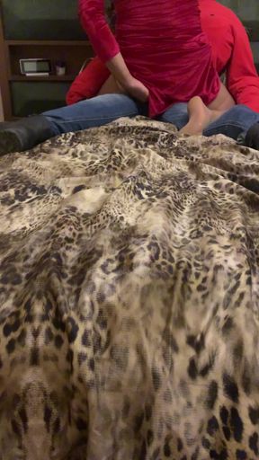 Jaw-dropping moment from "My 18 year old stepson came in my pantyhose"