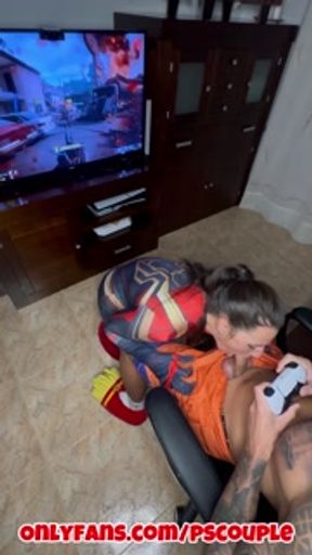 🎮My STEPBRO Played PS5 but I Take His Joystick And Suck It Lovely😈