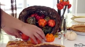 Jade Kush Delights Her Stepbrother with a Tempting Thanksgiving Treat!