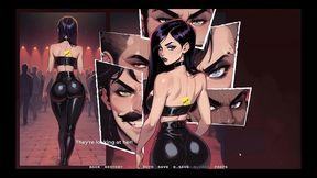 my new girlfriend [ taboo hentai game ] ep.41 bdsm spanking with my goth gf !