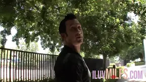 Alternative blonde with piercings and tattoos handles a big cock