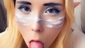 ”Light Elf Deep Blow & Sensually Fuck - Cum in Mouth”