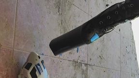 10 inch platform boots crush toy cars