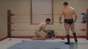 Wrestling! Dressed Master x Thong Slave!