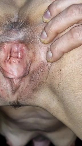 Public Nudity Gaping My Pussy and Pissing
