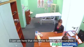 HotHospital Short haired hottie has no insurance