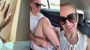 deuxieme journee sur ibiza, en retirant mon string dans la voiture en ...