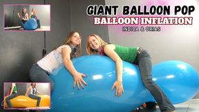 Indica & Orias Ride Giant Exploding Balloons 4K