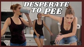 Desperate Step-Mommy's Piss Emergency