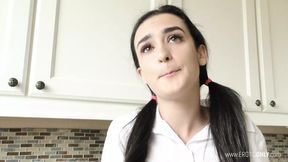 Dad's Cock&#x1F346; Strokes Stepdaughter's Begging Lust