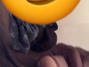 Stroking bbc with toy part 2