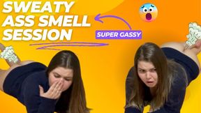 Super Gassy Sweaty Ass Smell Session