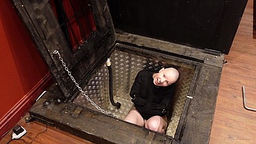Straightjacketed in a very secure underground box! I was very keen as usual, and a bit giggly, and Sinister had some fun manh...