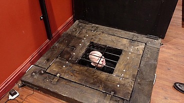 Straightjacketed in a very secure underground box! I was very keen as usual, and a bit giggly, and Sinister had some fun manh...