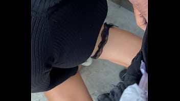 Risky Public Flashing and Sex with 18yo Teen Model - POV Sex