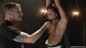 ”Huge cock master fucks bound babe”