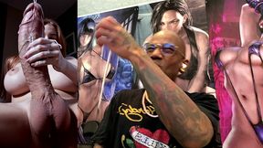 hard white transgender girl cock shooting cum hard as fuck, ai generated