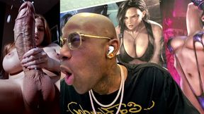 hard white transgender girl cock shooting cum hard as fuck, ai generated