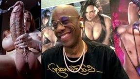 hard white transgender girl cock shooting cum hard as fuck, ai generated