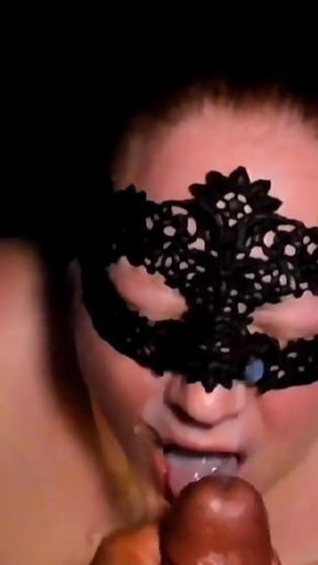 Must-see moment from "Jamming my roommates cock in my bbw throat gives me cum face I swallow"