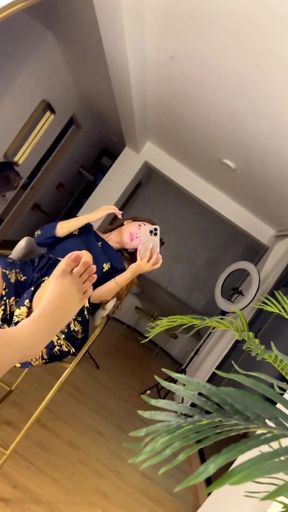 Solo celebrity shows off her nude tits on onlyfans tiktok