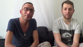 French slut fucked bareback by straight curious