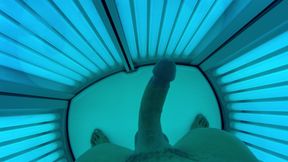 Couple Fucking Hard in Public Solarium Tanning Cabin - Risky Public Sex with People Around FULL VIDEO