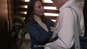 MILF Japanese housewife gets it on with younger man