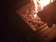 Twink boy risky outside jerk off at 5:30 in the morning. Pretty sure my neighbor caught me - woops x