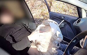 Sex associates, public cock flashing, guy jerking off in car in park was caught by a runner girl