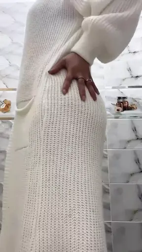 Mature MILF Schauna Church rubs her big tits and ass