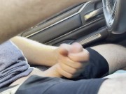 Rubbed one out and ate my load while driving!