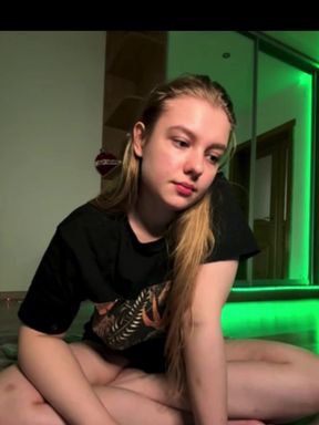 Talking and fingering pussy