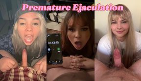 Accidental and Premature Cumshot Compilation