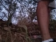 I play with my cock while the sun rises