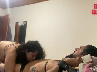 Me ata me dominatrix y me hace lo que quiere y le lleno la concha de leche servitude creampie Babyluna939