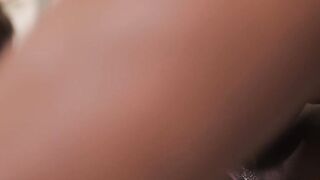 Ebony Babe Ashley Aleigh Tempts Davon Drake in White Lingerie For Wild and Hardcore Fun