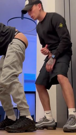 Emotional moment from &quot;Two lads guy have fun&quot;
