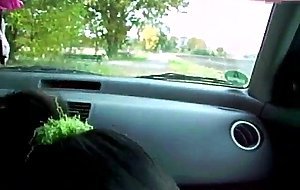 Amateur Blowjob In The car