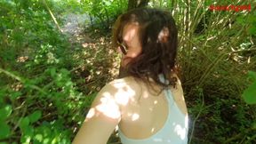 Outdoor piss and outdoor fucked from behind full video