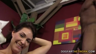 Charlee Chase Makes A Black Guy Fuck Her