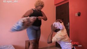Dominant Driver Pounds Housemaid on Boss's Bed
