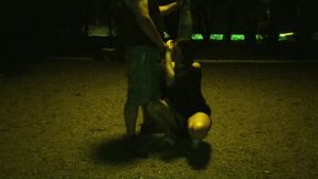 Beautiful Whore Sucking My Dick in the Park