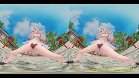 vr180 mmd ayame dance nude 3d hololive