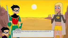 Raven Tempts Terra into Forbidden Lust - A Steamy Teen Titans Tryst