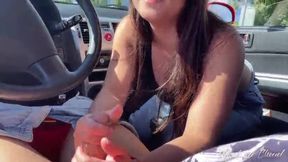 Horny Babe Gives Me Great Blowjob and Swallows Cum