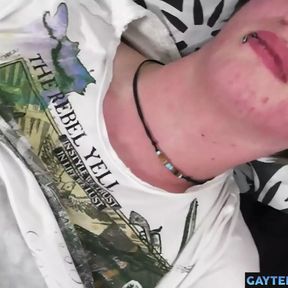 Very cute teen emo boy with big cock